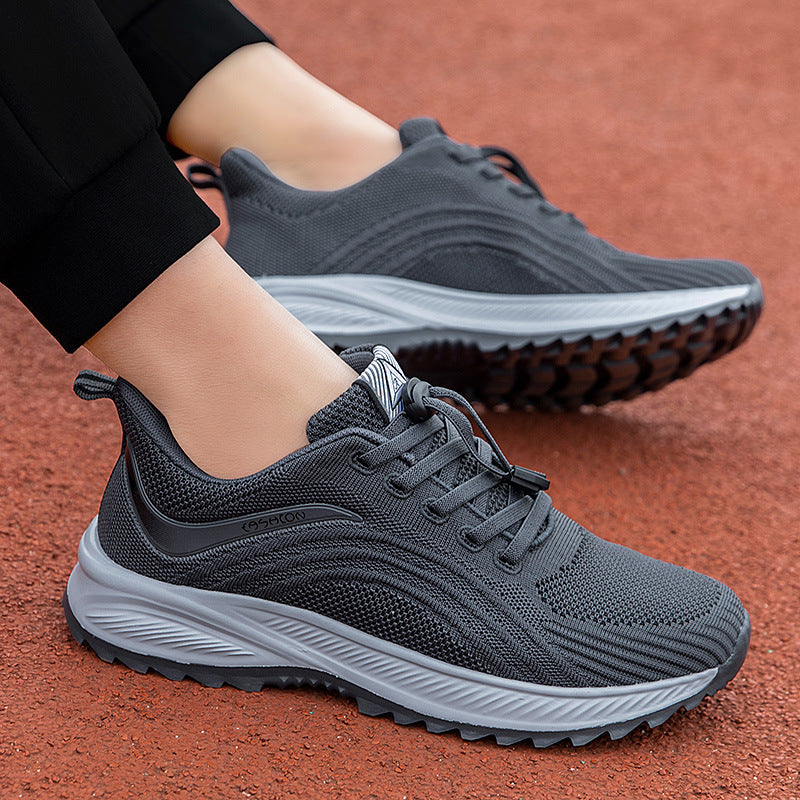 Damen Sportliche Laufschuhe mit innovativer Strickoberfläche und dämpfender Sohle R&B