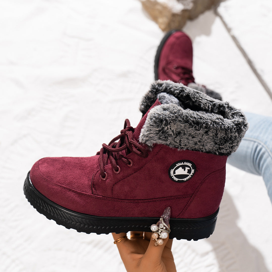 Damen gefütterte Winterstiefel R&B