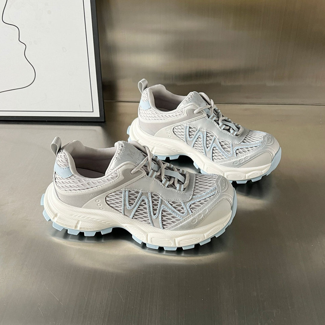 Damen Sportliche Trail Sneakers mit atmungsaktiver Mesh-Oberfläche und rutschfester Sohle R&B