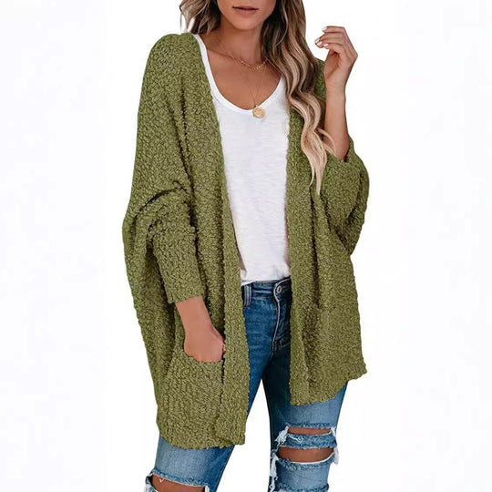 Damen Großer Cardigan mit lockerer Struktur R&B