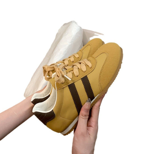 Damen sportliche Sneakers mit atmungsaktiver Mesh-Oberfläche und rutschfester Sohle R&B