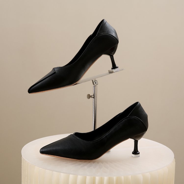 Damen elegante Spitzen Pumps mit einzigartigem Absatz R&B