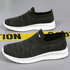Damen Slip-On Sneakers mit atmungsaktivem Strickobermaterial von R&B