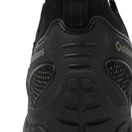 Damen Outdoor-Sport-Sneaker mit elastischem Schnürsystem und rutschfester Sohle