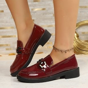 Damen Modische und komfortable Slipper mit schickem Riemen R&B