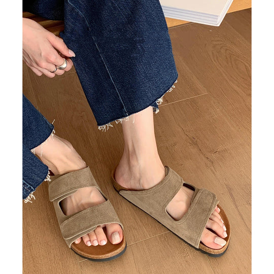 Damen Komfortable Clogs mit verstellbarem Riemchen R&B
