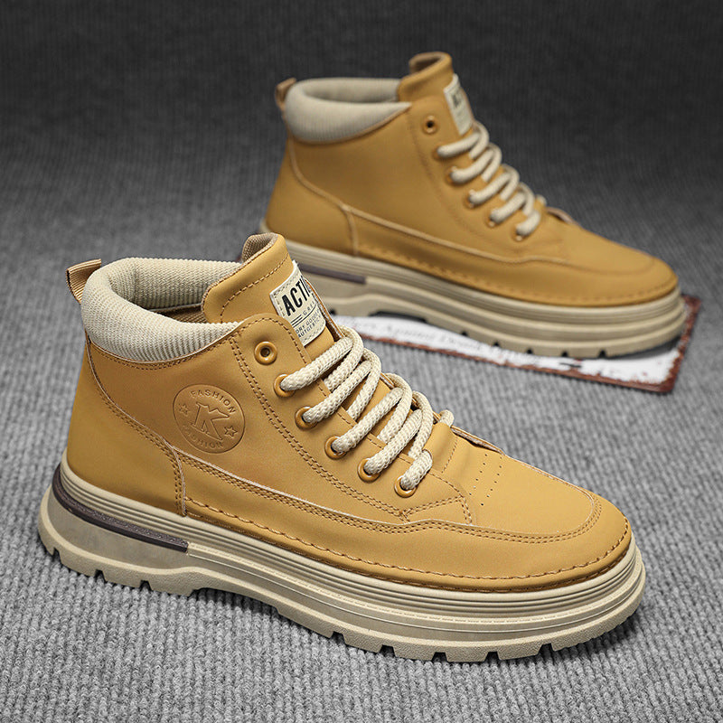 Damen modische High-Top Stiefel mit gepolstertem Innenfutter und rutschfester Sohle