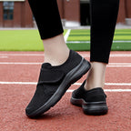 Damen Bequeme Tragbare Sneakers mit elastischem Klettverschluss R&B