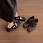 Damen Ballerinas mit gepolsterter Innensohle und elastischem Riemen R&B