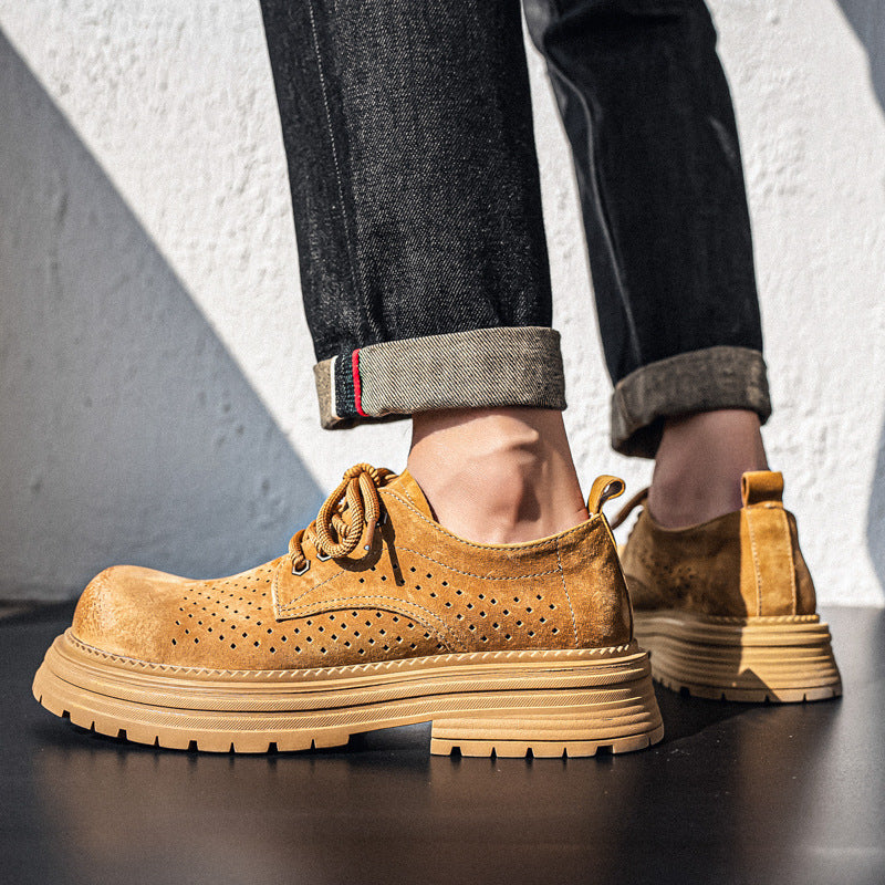 Damen modische Schnürschuhe mit atmungsaktiver Oberflächenstruktur R&B