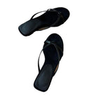 Damen modische Zehentrenner mit elegantem Riemchendesign R&B