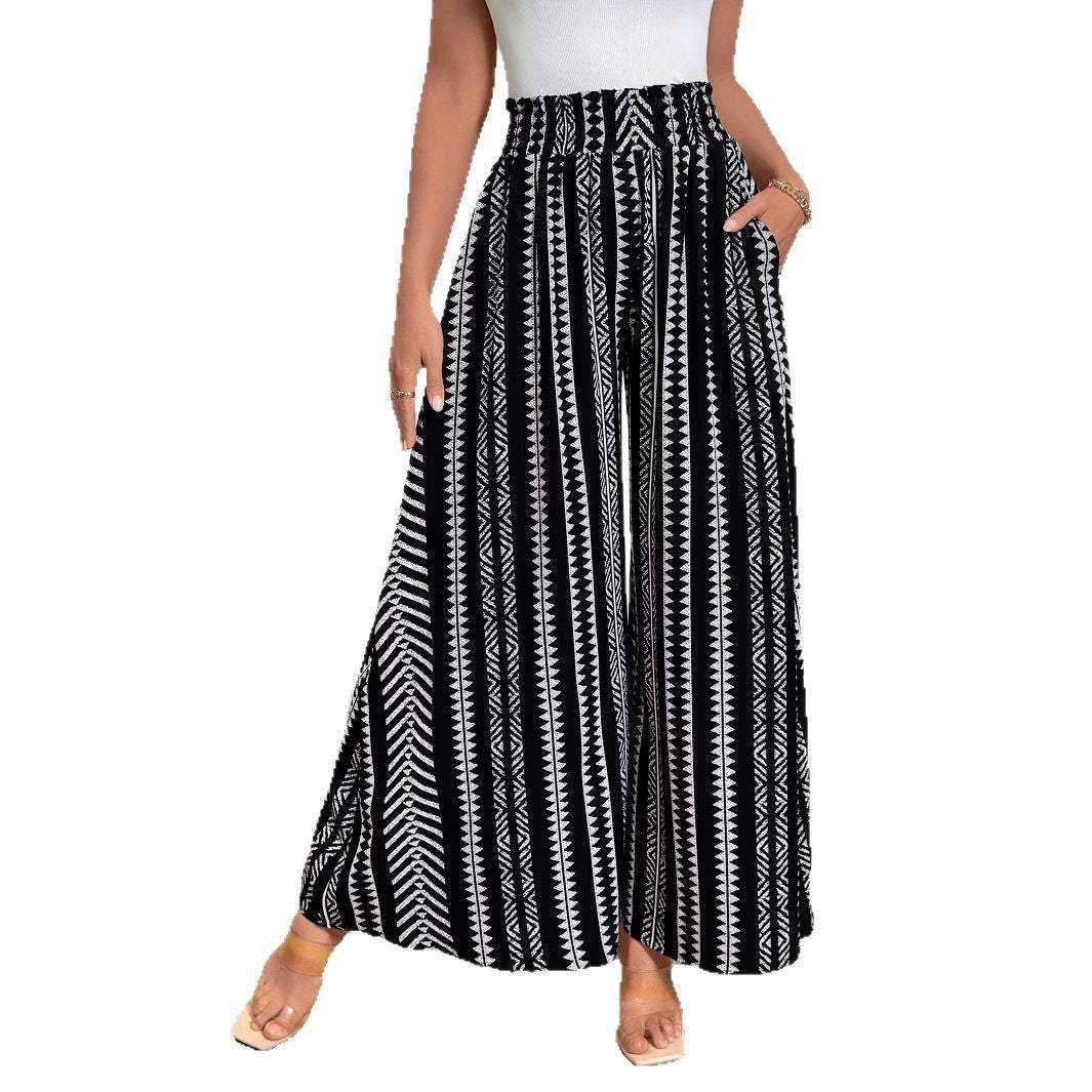 Damen Weit geschnittene elegante Sommerhose R&B