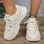 Damen Sportliche Sneakers mit atmungsaktivem Obermaterial und rutschfester Sohle R&B
