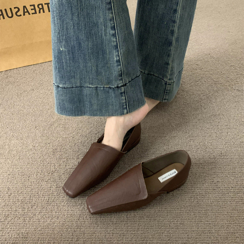 Damen spitze Slippers aus Wildleder mit elegantem Design R&B