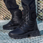 Damen robuste Sicherheitsstiefel mit rutschfester Sohle und atmungsaktivem Mesh