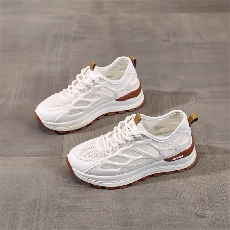 Damen Atmungsaktive Laufschuhe mit flexiblem Mesh-Obermaterial und dämpfender Sohle R&B