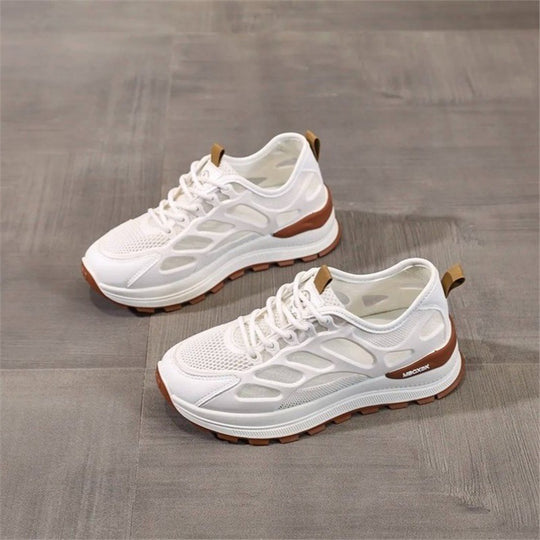 Damen Atmungsaktive Laufschuhe mit flexiblem Mesh-Obermaterial und dämpfender Sohle R&B