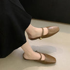 Damen elegante Sling-Ballerinas mit modischem Riemchen R&B