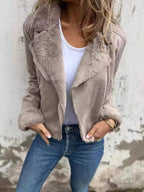 Damen Kunstfell jacke R&B