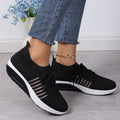 Damen Bequeme Sport-Sneaker mit atmungsaktivem Mesh-Obermaterial und dämpfender Sohle R&B
