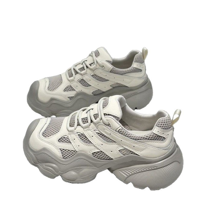 Damen Sportliche Chunky Sneakers mit atmungsaktivem Mesh-Obermaterial und robustem Profil R&B