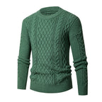 Herren Grobstrickpullover mit modischem Zopfmuster R&B