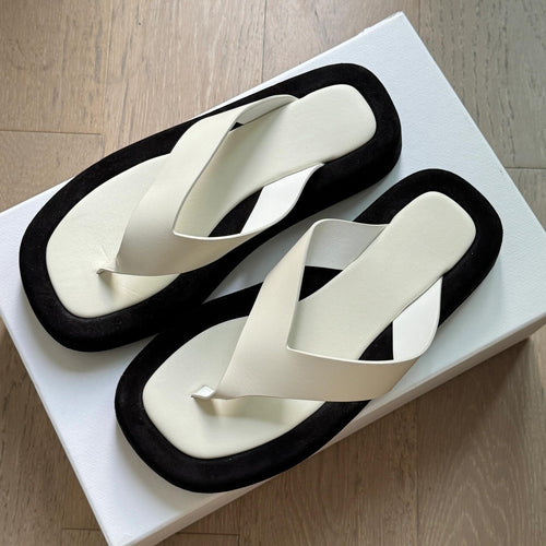 Damen Komfortable Zehenschuhe mit gepolsterter Sohle und rutschfester Unterseite R&B