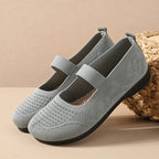 Damen Komfortable Ballerinas mit elastischem Riemen