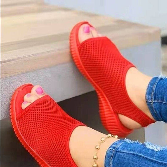 Damen Atmungsaktive Sandalen mit rutschfester Sohle und offenem Zehenbereich R&B