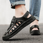 Damen Komfortable Outdoor-Sandalen mit verstellbarem Riemen und atmungsaktiver Obermaterialstruktur R&B