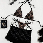 Damen Spitzen-Bikini mit Rüschen R&B