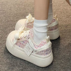 Damen Retro-Inspirierte Sneakers mit atmungsaktivem Obermaterial und modischem Design