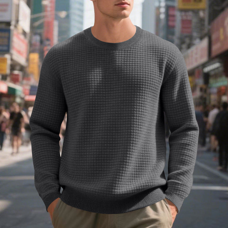 Herren Strickpullover mit strukturiertem Design und optimaler Passform R&B
