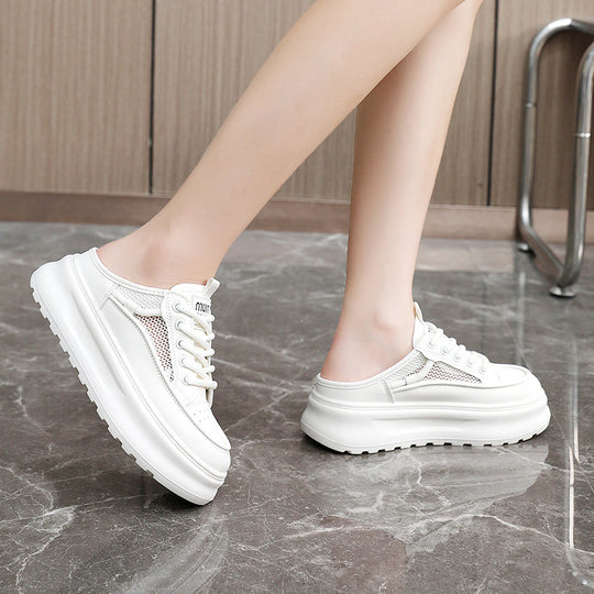 Damen Slipper Sneakers mit ergonomischem Komfort und atmungsaktiver Mesh-Oberfläche R&B