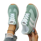 Damen Sportliche Sneakers mit atmungsaktivem Mesh-Obermaterial und rutschfester Sohle R&B