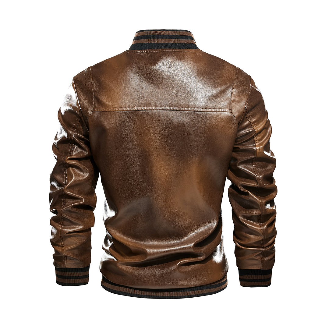 Herren klassische jacke mit elastischen Rippbündchen R&B