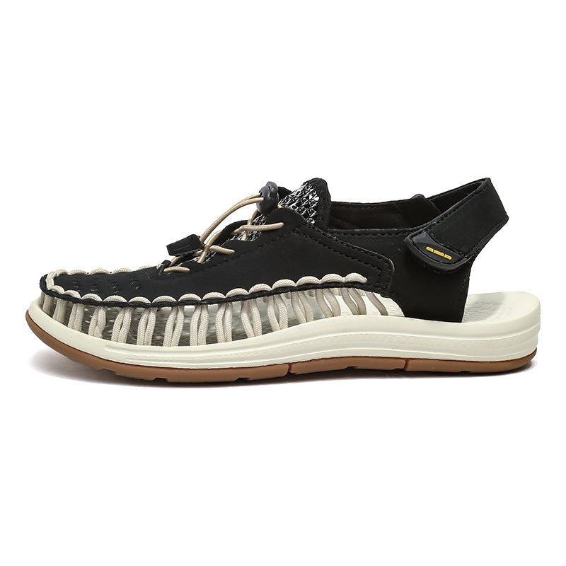 Damen Sportliche Freizeitsandalen mit elastischem Schnellschnürsystem R&B