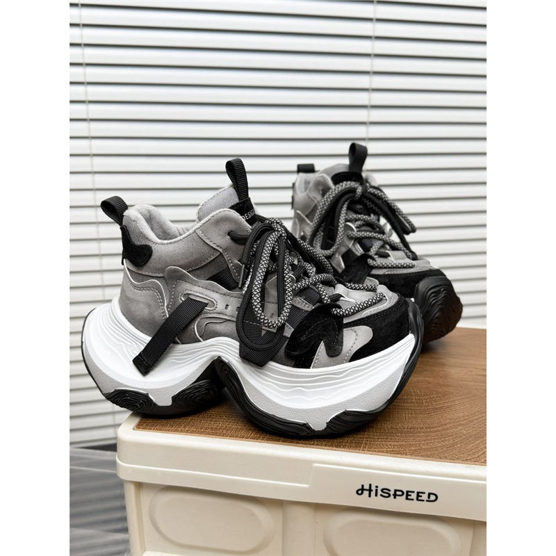 Damen Sportliche Chunky Sneakers mit hohem Komfort und rutschfester Sohle R&B