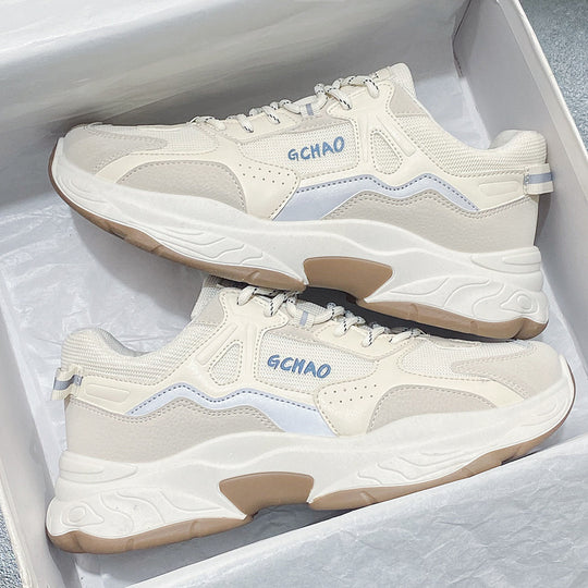 Damen Sportliche Sneakers mit gepolsterter Sohle und atmungsaktiver Oberkante R&B