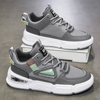 Damen Sportliche Schnürsneaker mit atmungsaktiver Mesh-Konstruktion und rutschfester Sohle R&B