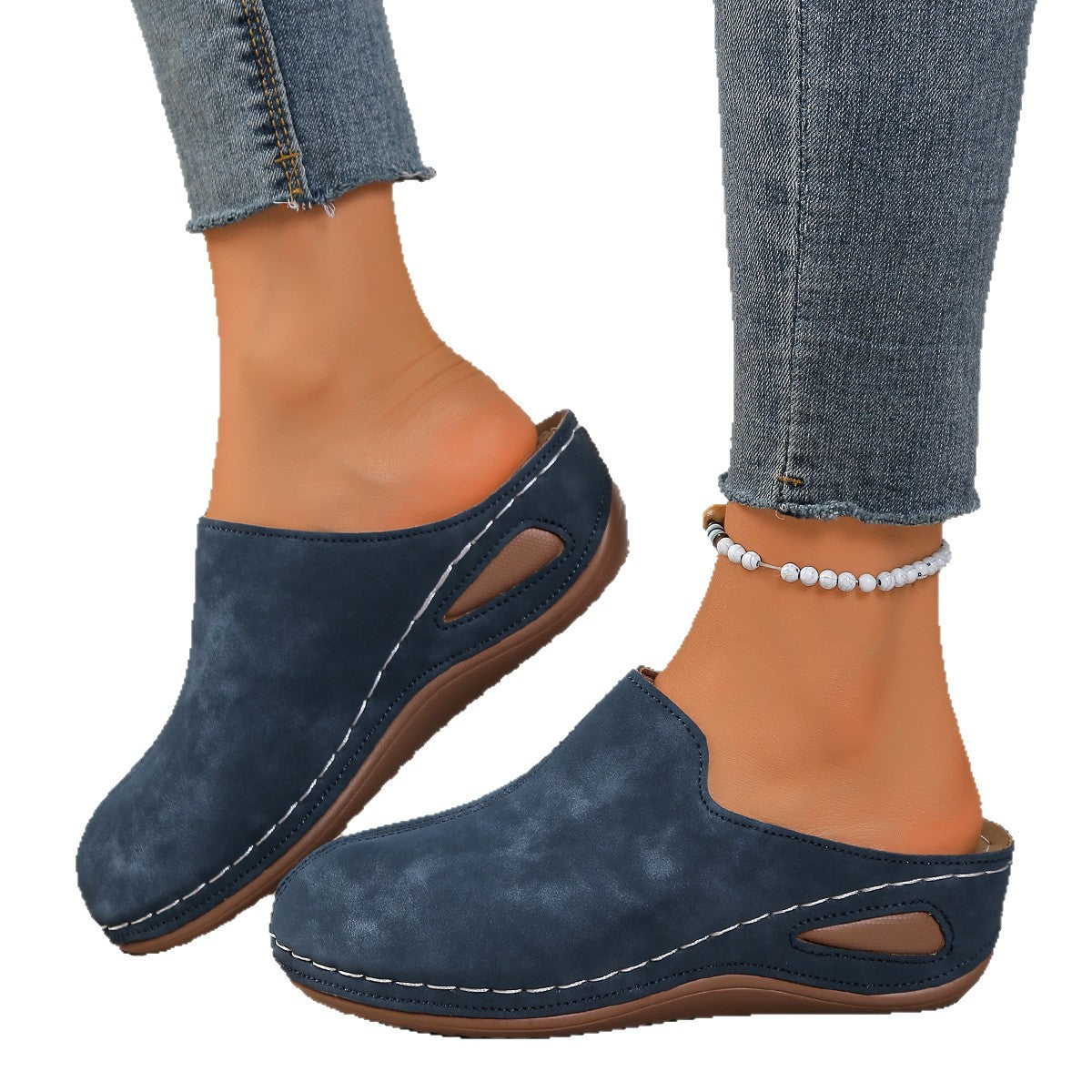 Damen Bequeme Clogs mit ergonomischem Design und atmungsaktiver Sohle R&B