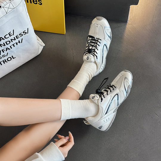 Damen Sportliche Hochleistungs-Sneakers mit atmungsaktiver Mesh-Konstruktion und rutschfester Sohle R&B