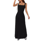 Damen Maxikleid mit figurbetonendem Schnitt und raffinierten Rippstrukturen R&B