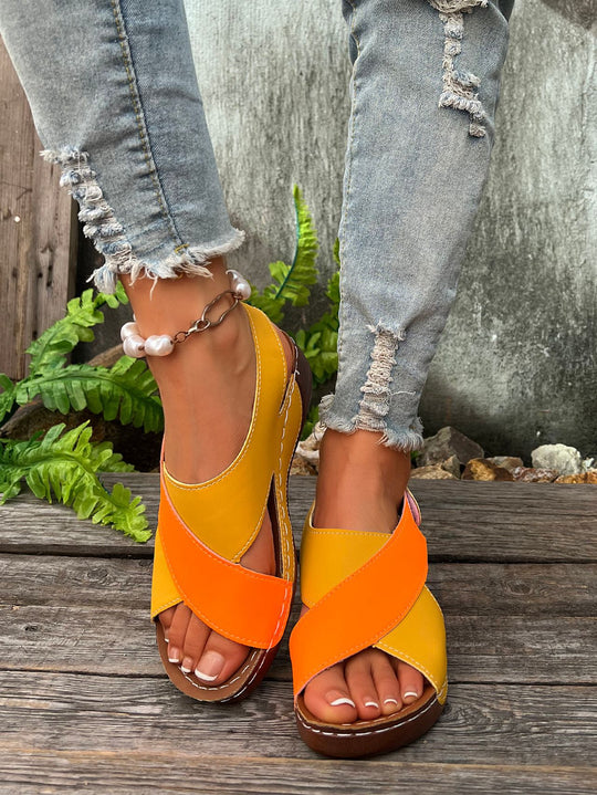 Damen Riemensandalen mit anatomischem Fußbett und modischem Design R&B