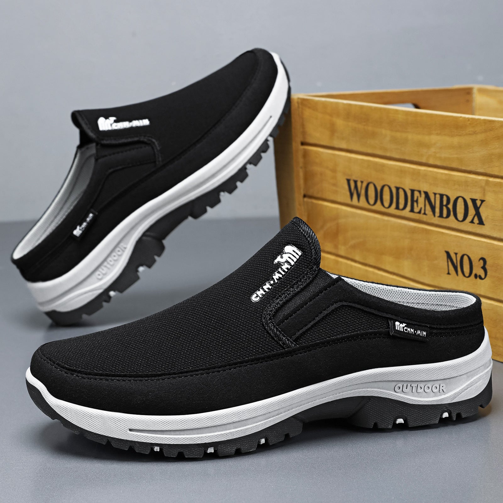 Damen Komfortable Clogs mit rutschfester Sohle und atmungsaktivem Obermaterial