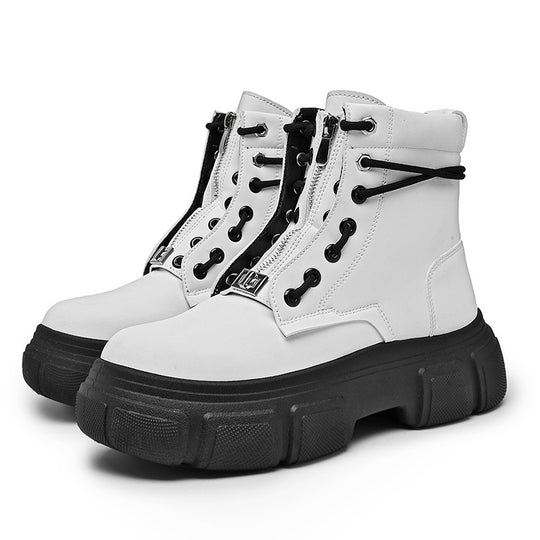 Damen robuste Combat Boots mit rutschfester Sohle und innovativem Schnürsystem R&B