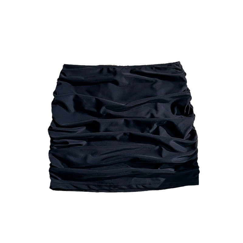 Damen Rüschenrock aus hochwertigem Badesmaterial
