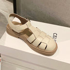 Damen Sandalen mit verstellbarem Riemen und rutschfester Sohle R&B