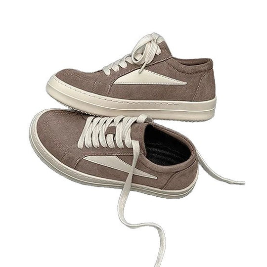 Damen modische Sneakers aus hochwertigem Wildleder mit zeitgemäßem Design R&B