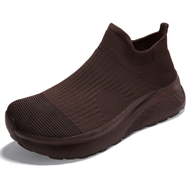 Damen Strick-Sneaker mit rutschfester Sohle und atmungsaktiver Oberfläche R&B